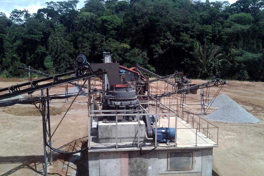 Схема производства песка из речной гальки